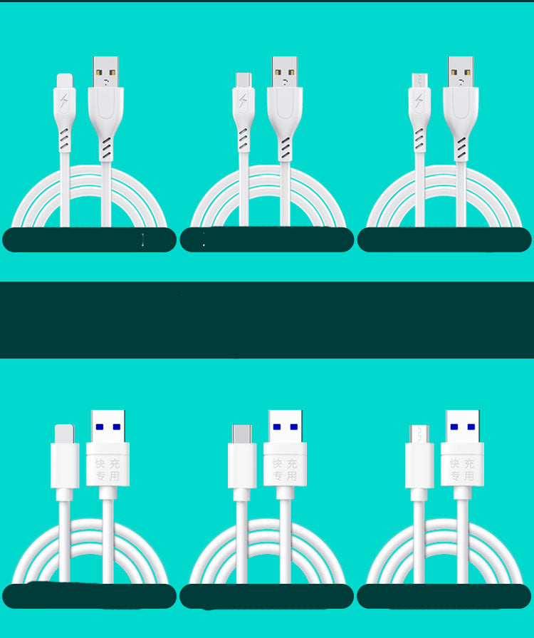 Compatible with Apple , Suitable For Apple Android Data Cable 5A Fast Charging Cable Type-C fast Charging Charging Cable Mobile Phone Accessories Factory Direct Supply