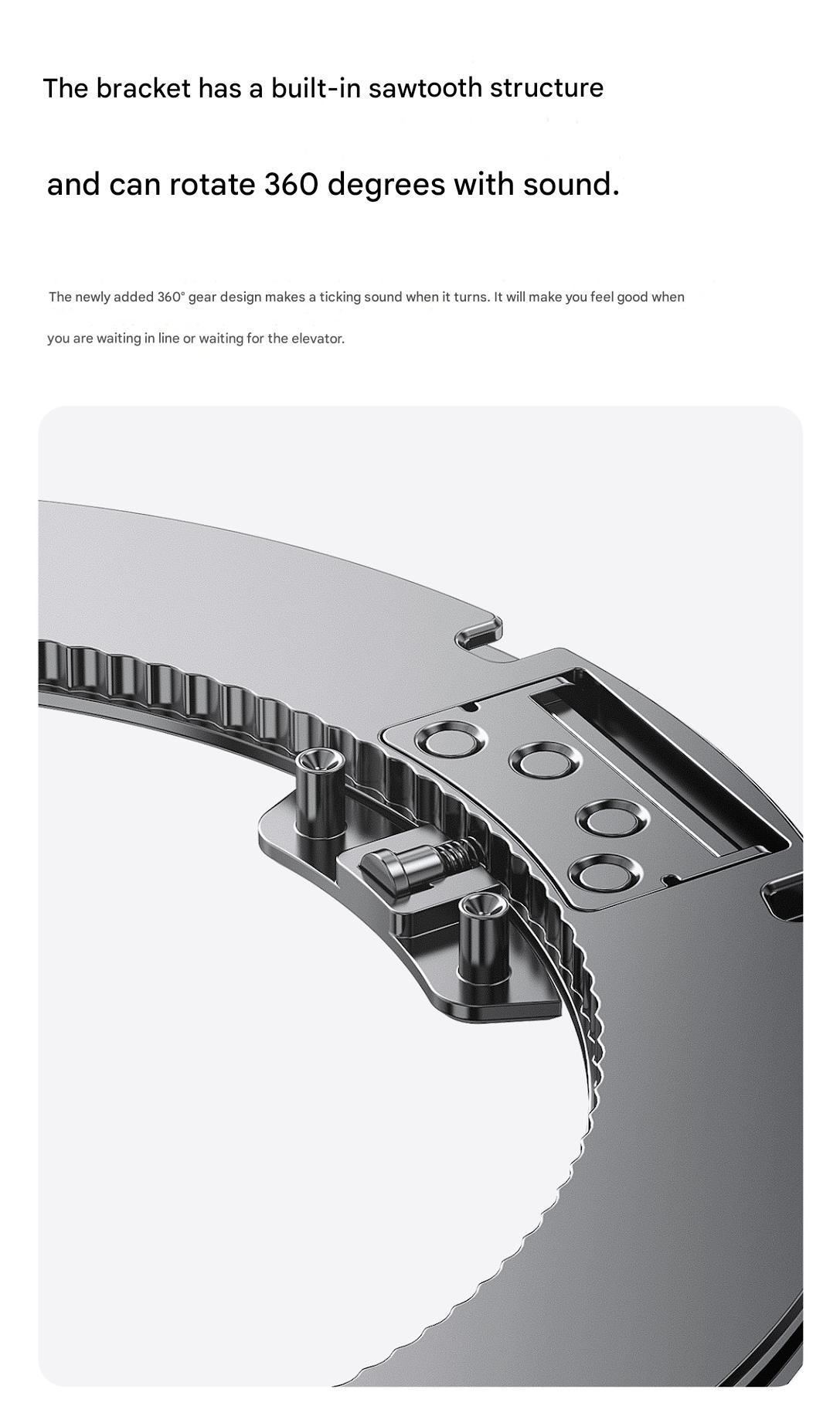 Suitable for Apple Iphone 14/15/16/17 Plus/Air/Pro/Max Magnetic Gear Holder Phone Case