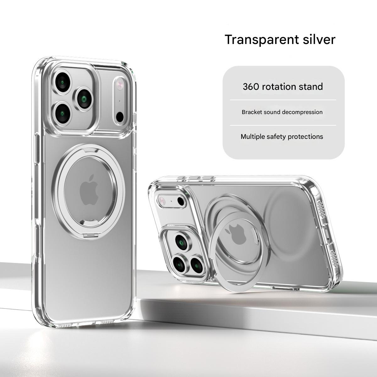 Suitable for Apple Iphone 14/15/16/17 Plus/Air/Pro/Max Magnetic Gear Holder Phone Case