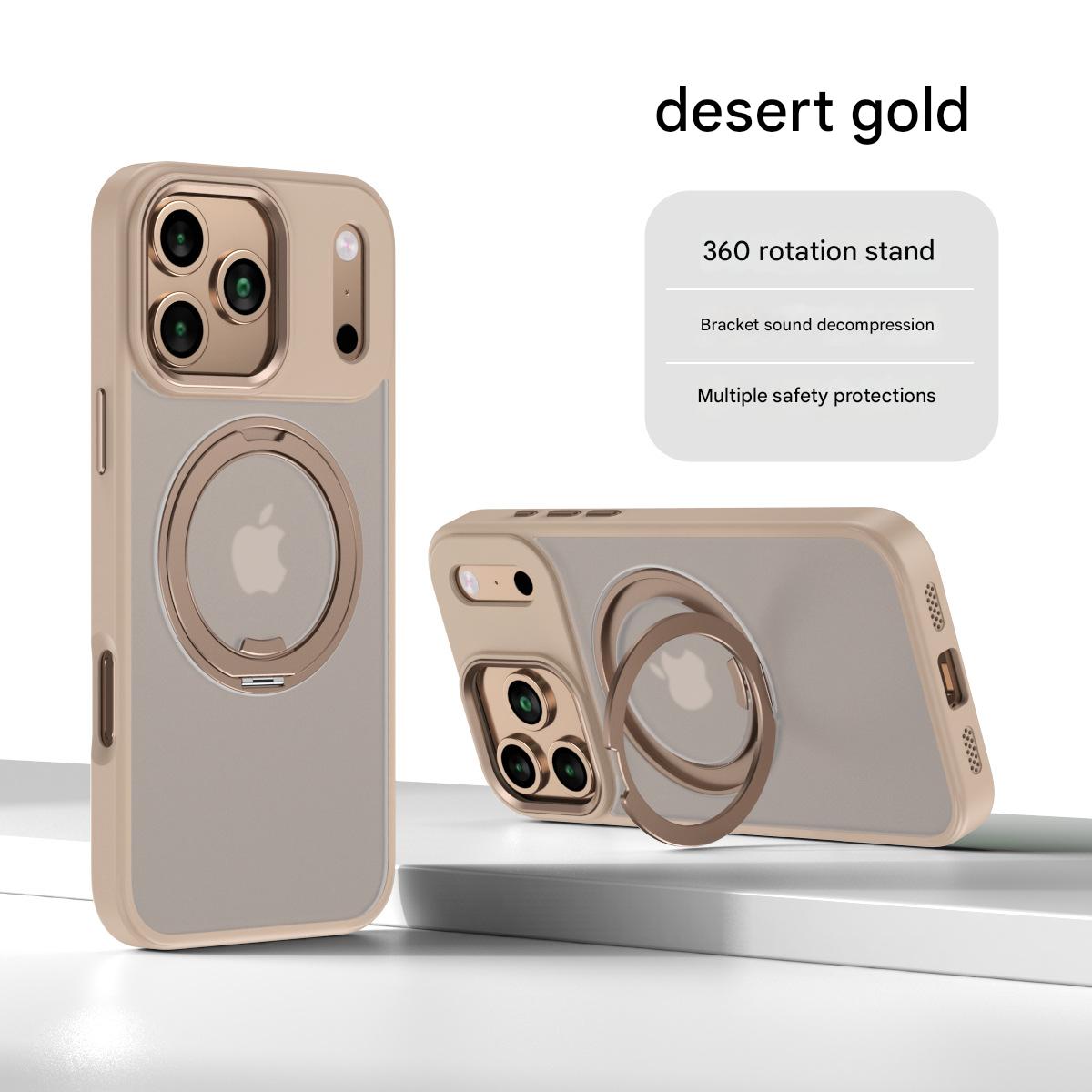 Suitable for Apple Iphone 14/15/16/17 Plus/Air/Pro/Max Magnetic Gear Holder Phone Case
