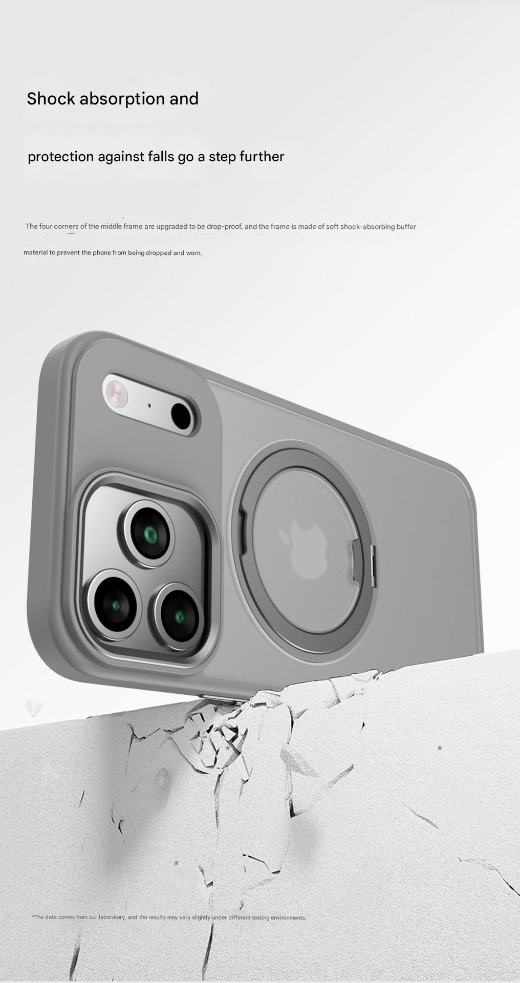 Suitable for Apple Iphone 14/15/16/17 Plus/Air/Pro/Max Magnetic Gear Holder Phone Case