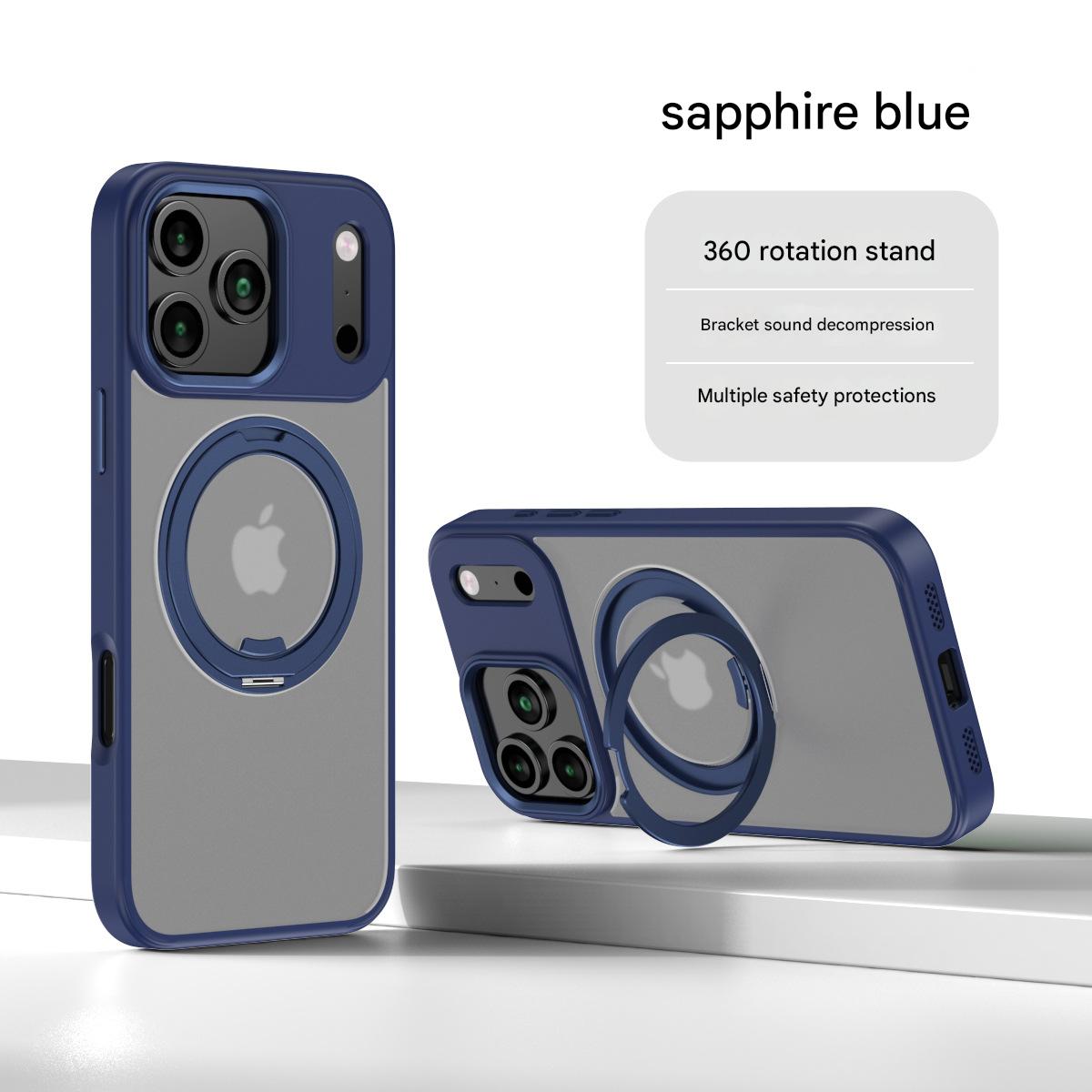Suitable for Apple Iphone 14/15/16/17 Plus/Air/Pro/Max Magnetic Gear Holder Phone Case
