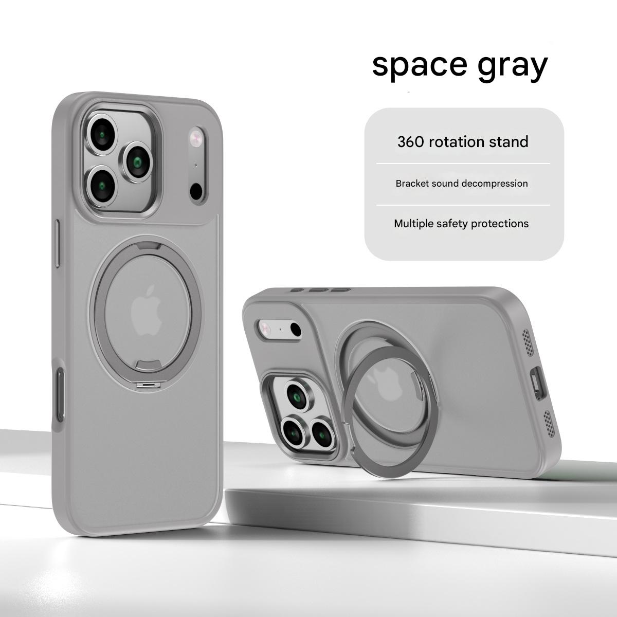 Suitable for Apple Iphone 14/15/16/17 Plus/Air/Pro/Max Magnetic Gear Holder Phone Case